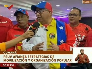 Realizan encuentro estadal de movilizadores del PSUV en el estado Sucre