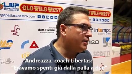 Andreazza (Libertas): ?Noi spenti gi? dalla palla a due?