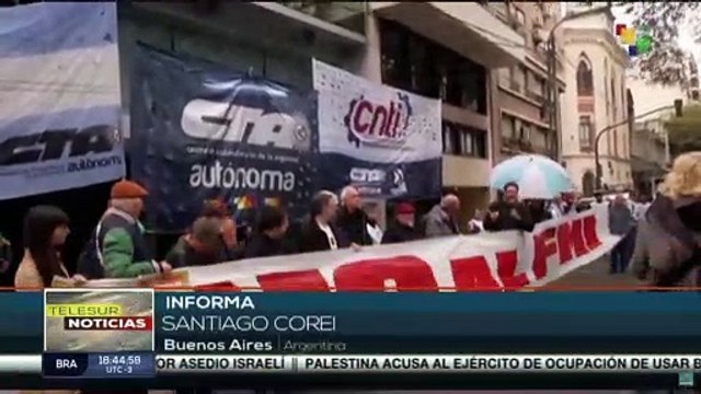 Argentina: Organizaciones sociales y políticas se movilizan contra del FMI y el Banco Mundial