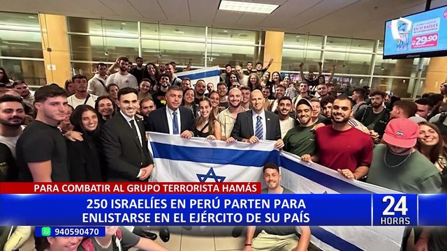 Guerra en Israel: jóvenes israelíes parten desde Lima para unirse a su Ejército