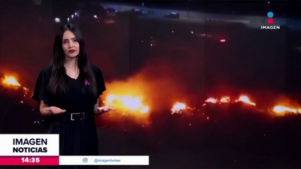 Personas son evacuadas por incendio forestal en Argentina