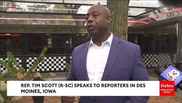 Tim Scott Excoriates 'Disgusting' Pro-Palestinian Rallies In Wake Of Israel-Hamas War