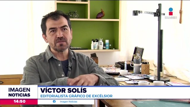 Víctor Solís es un caricaturista y exhibirá su trabajo en la Cumbre Imagen 23 BBVA Sostenibilidad