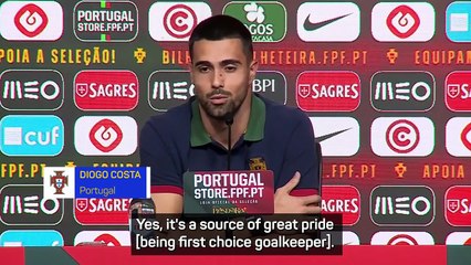 Costa proud to be Portugal's number one