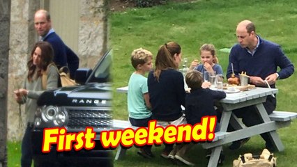 William & Kate spend family's first weekend at Windsor home after 'no-frills' move