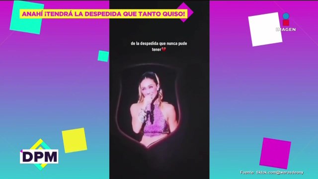 Anahí AGRADECE darle la despedida que siempre quiso a RBD: En México