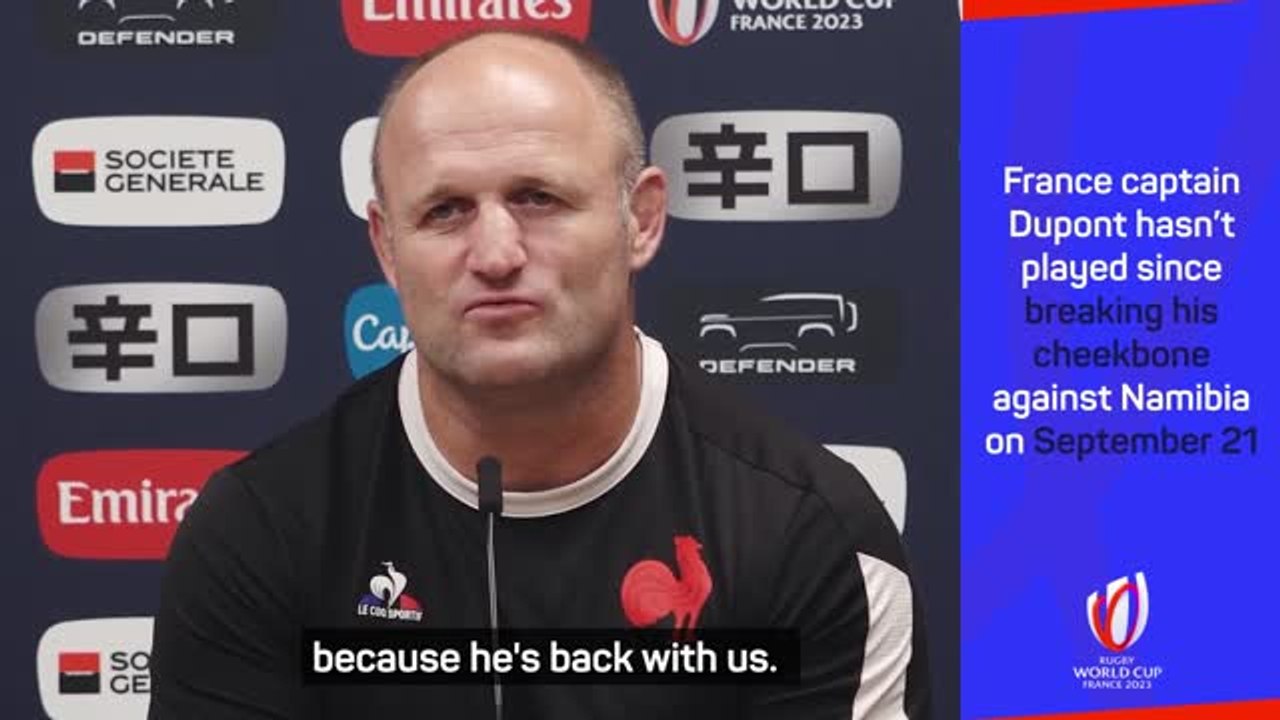 France assistant coach reveals Dupont is back in training