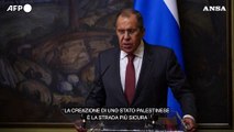 Israele, Lavrov: 