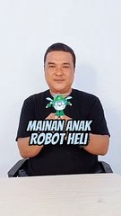 Mainan robot helikopter - mainan anak robot - mainan robot berubah bentuk heli