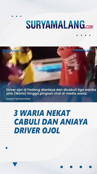 BIKIN MELONGO! 3 Waria di Padang Nekat Aniaya hingga Cabuli Driver Ojol, Pelaku Bikin Korban Pingsan