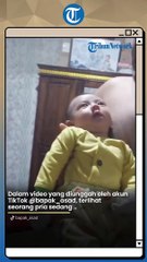 Momen Lucu Bayi Disuruh Lihat Jam oleh sang Ayah karena Begadang hingga Malam Begini Endingnya_720p
