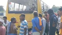 गाजीपुर में टला बड़ा हादसा! मची चीख पुकार; देखे तस्वीरें