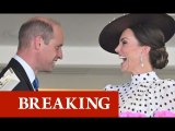 Prince William spotted lovingly gazing at Kate - Cambridges in adorable Ascot moment