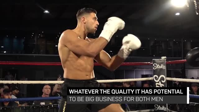 KSI and Fury get ready for potentially lucrative showdown