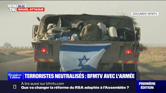 BFMTV a suivi la traque des terroristes aux côtés de réservistes de l'armée israélienne