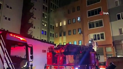 Un incendie s'est déclaré dans un immeuble de 5 étages à Şişli, une personne a été secourue