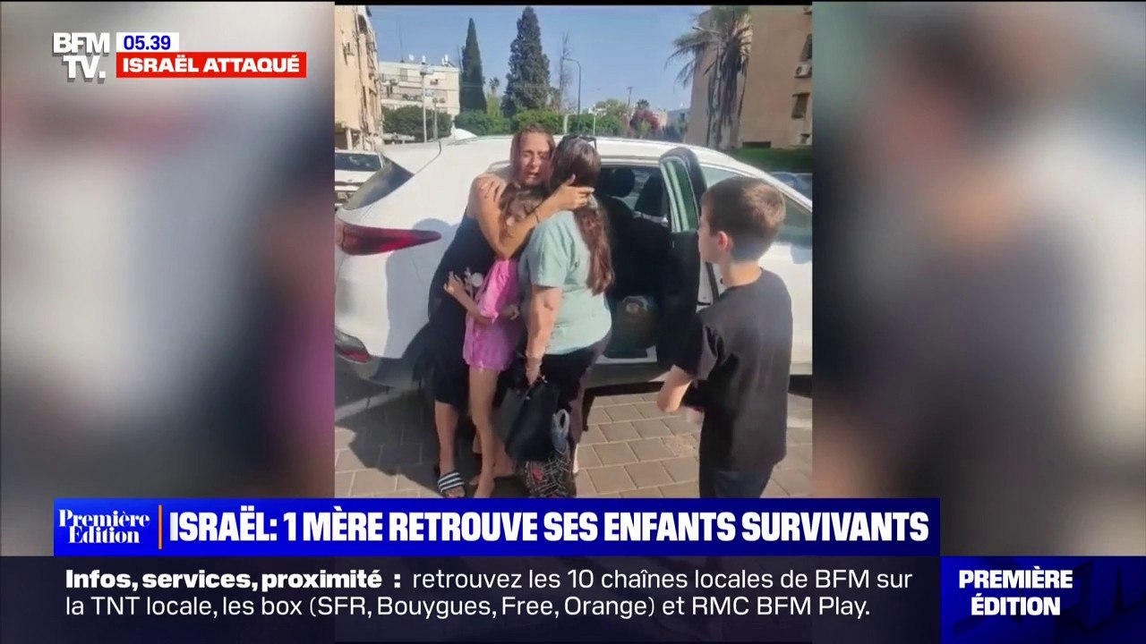 Israël: cette mère de famille retrouve ses enfants, survivants d'une attaque du Hamas