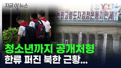 청소년까지 '공개처형', 한류 퍼진 북한 근황... [지금이뉴스] / YTN
