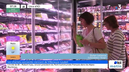 L'ECO D'ICI - Knap, les chariots de supermarchés de demain