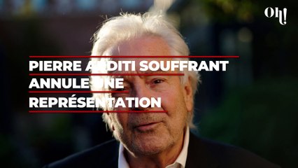 Pierre Arditi souffrant : l'acteur contraint d'annuler une représentation à la dernière minute
