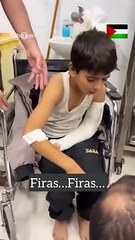 Filistinli çocuk ölen kardeşini öpmek istedi