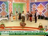 Elisabeta Turcu - Astazi este ziua mea & Argesene, puiule (Seara buna, dragi romani! - ETNO TV - 06.03.2013)