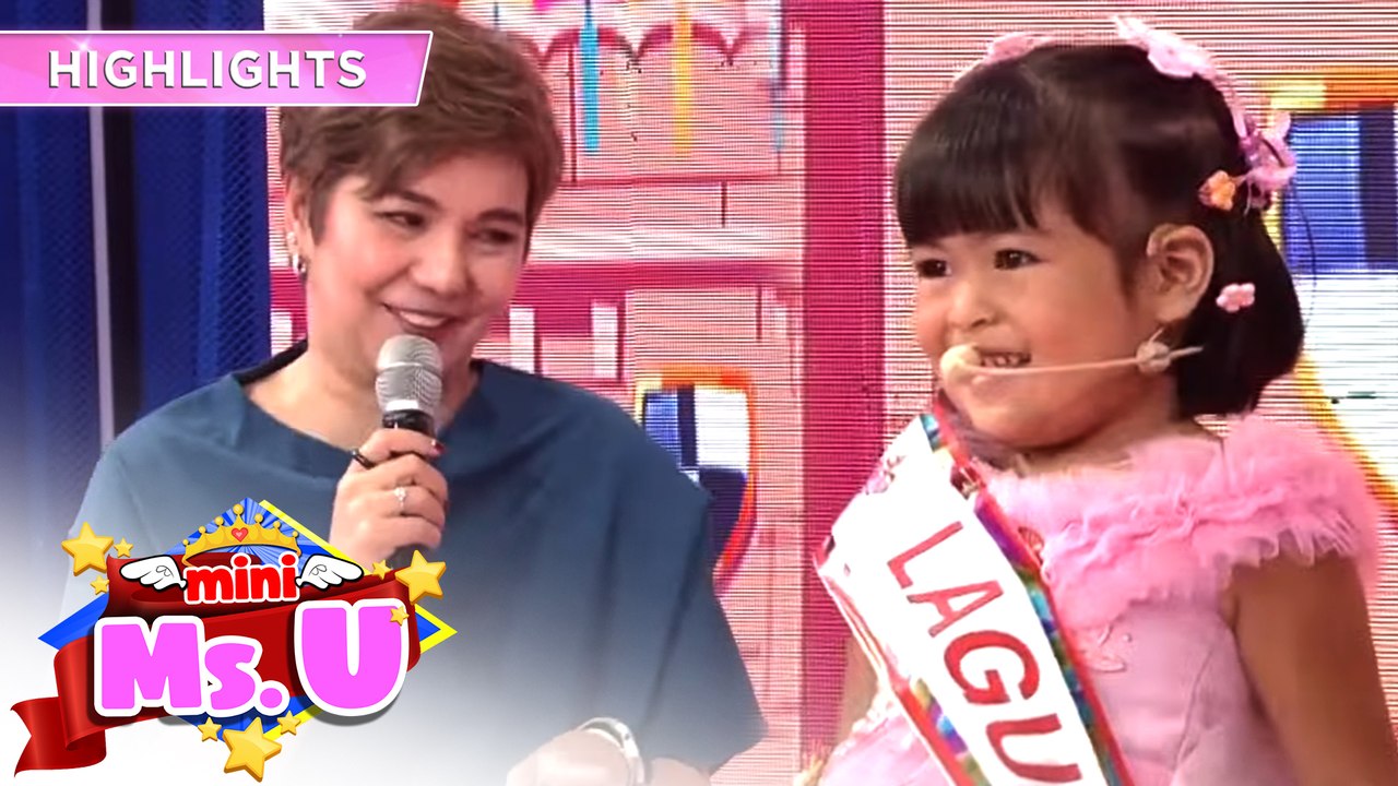 Tyang Amy offers to give a bike to Mini Miss U Rain | Mini Miss U