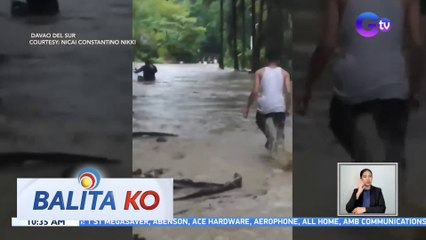 Ilang lugar sa Davao del Sur at Iloilo, nalubog sa baha | BK