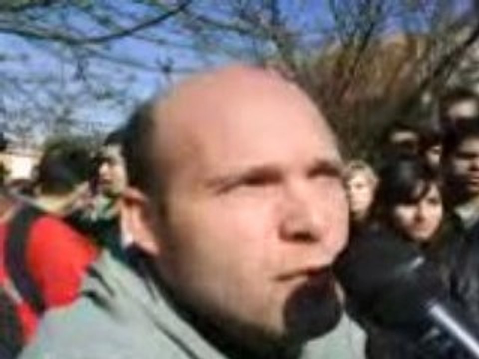 Lycée Gustave Eiffel Blocus du 29.03.08