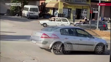 Halat yerine çocuğu kullandılar: Tehlikeli anlar kamerada