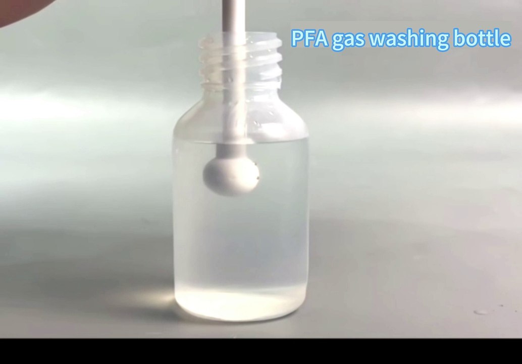 Gas wash bottle PFA analytical balance description and uses