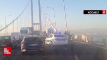 Osmangazi Köprüsü'nde 4 araç kazaya karıştı