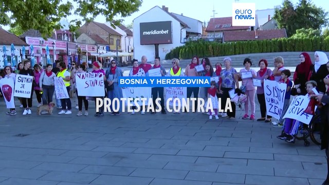 Protestas en Bosnia y Herzegovina contra la violencia de género