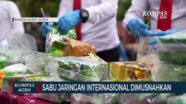 Sabu Jaringan Internasional Dimusnahkan