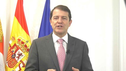 Mensaje de Alfonso Fernández Mañueco con motivo de la Fiesta Nacional