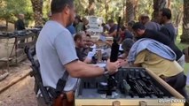 Armi e munizioni distribuite ai coloni al confine col Libano