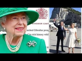 "Sono grato" Queen emette un messaggio toccante a Gibilterra mentre Sophie ed Edward atterrano su Ro