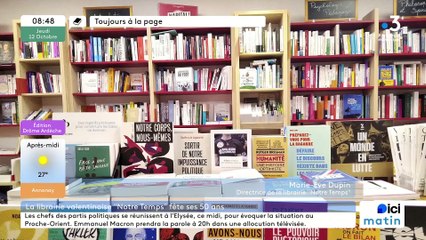 L'actu du livre en Drôme Ardèche du 12 octobre 2023