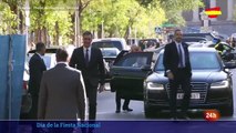 Abucheos y pitos a Pedro Sánchez a su llegada al desfile de la Fiesta Nacional