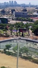Reklam panoları hacklenen işgal altındaki Holon’da, Kassam Tugaylarının işgal askerlerini esir aldığı görüntüler yayınlandı