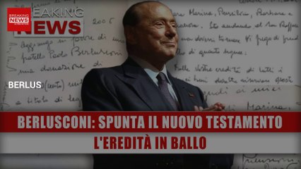 Berlusconi, Spunta Il Nuovo Testamento: L'Eredità In Ballo!