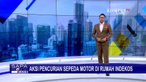 Rekaman CCTV Aksi Pencuri Gasak Sepeda Motor di Indekos Kawasan Cempaka Putih