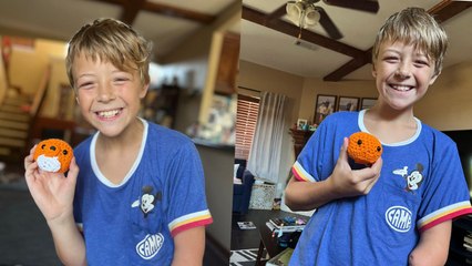 Determined Boy With One Arm Teaches Himself How To Crochet | Happily TV