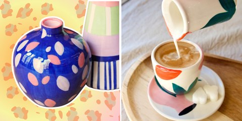 Atelier créatif La Papoterie : peinture sur céramique