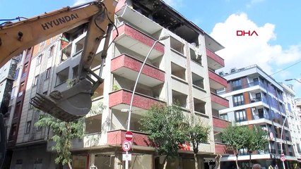 L'appartement des personnes décédées dans l'explosion de Bahçelievler est en cours de démolition
