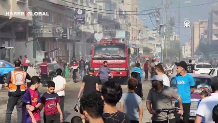 İsrail bombardımanı sonrası Gazze'de bir fırın kullanılamaz hale geldi