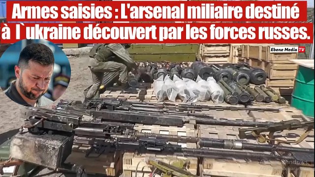 Coup du dur : Un important stock d`armes de l`OTAN saisis par les Russes.