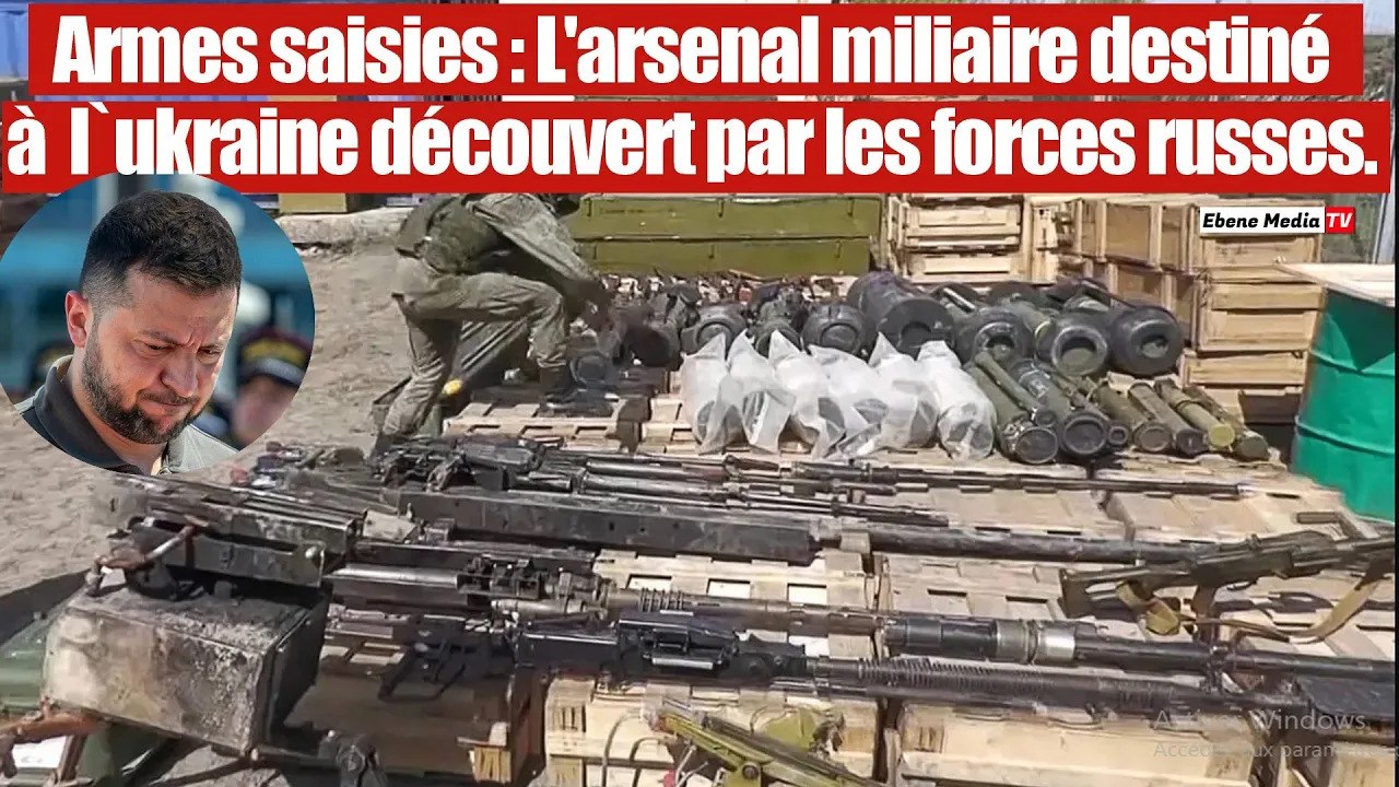 Coup du dur : Un important stock d`armes de l`OTAN saisis par les Russes.