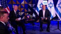 Joe Biden in Israele mentre la tensione sale alle stelle. 