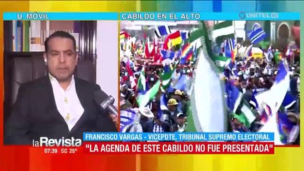 El vicepresidente del TSE se refiere al cabildo y al congreso del MAS